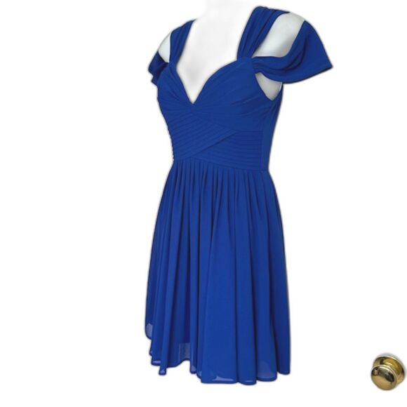 LULUS "COME AWAY WITH ME" ROYAL BLUE DRESS SIZE SMALL BRIDESMAID WEDDING NWOT - Picture 8 of 14